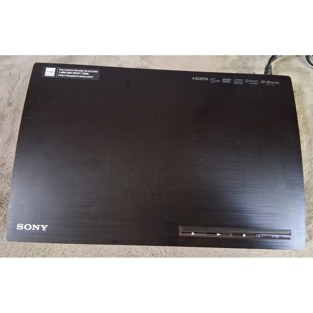 Sony BDP-S185 Blu-ray DVD Player Full HD 1080p Streaming With Remote Box Tested